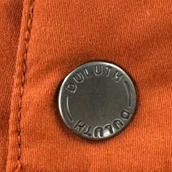 Duluth Womens Rust Brown Flat Front Utility Shorts Size 12 Durable Cotton Blend - Picture 4 of 7